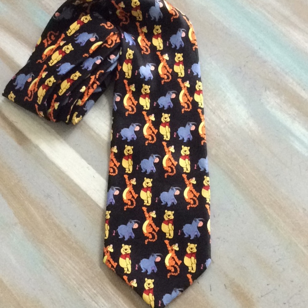 Disney Pooh and Eeyore tie